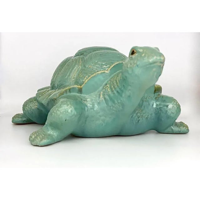 1960s Large Italian Ceramic Turtle, 1960s For Sale - Image 5 of 12