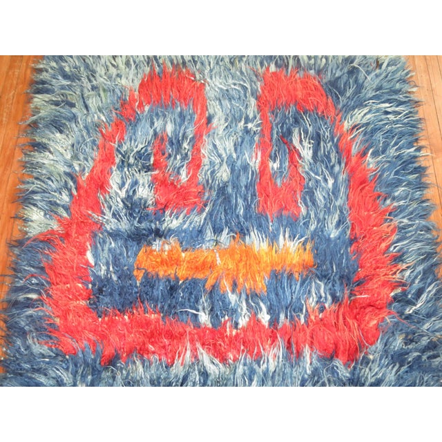 Vintage Turkish Tulu Rug For Sale - Image 12 of 18