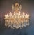 1930s Art Nouveau Style Crystal Chandelier For Sale - Image 9 of 11