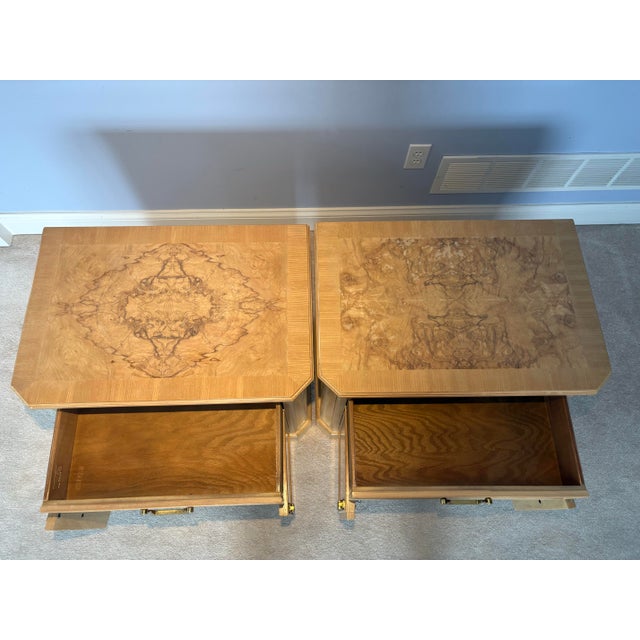 1990s 1990s Drexel Heritage Corinthian Collection - Nightstand Set, 2 Pieces For Sale - Image 5 of 9