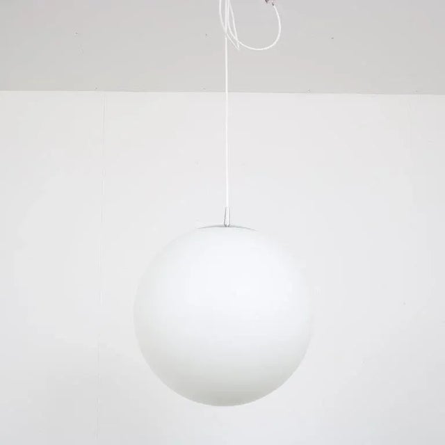 Large Round Hanging Lamp from Peill & Putzler, Germany, 1960s For Sale - Image 3 of 8