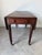 Late 18th Century Antique English Regency Solid Mahogany Pembroke Drop-Leaf Table With Drawer & Original Casters For Sale - Image 5 of 12