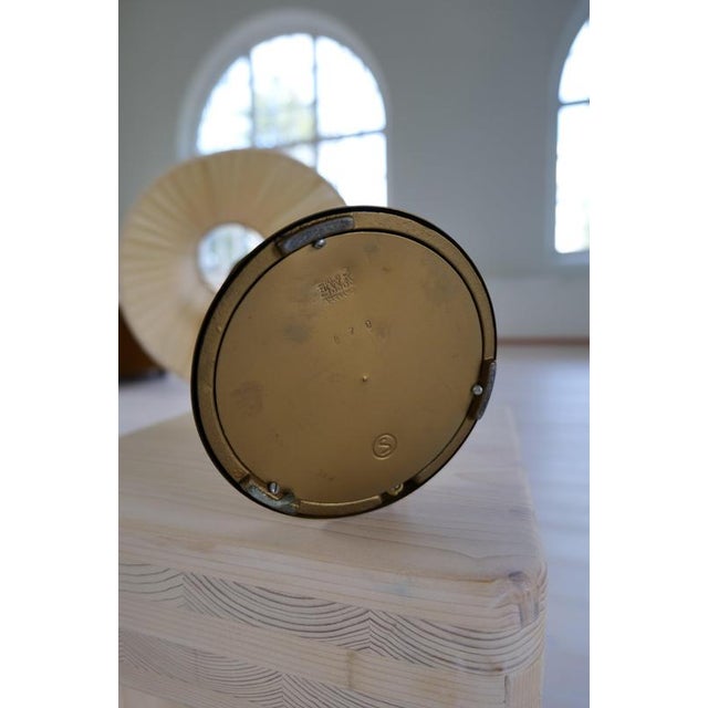 Mid-Century Modern Table Lamp with Brass Base attributed to Ewå Värnamo, 1950s For Sale - Image 10 of 11