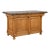 19th Century Pine Shop Counter With Rustic Reclaimed Top for Kitchen Island For Sale