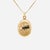 Vintage 14k Gold Brite-Cut Locket Pendant or Charm For Sale In Philadelphia - Image 6 of 16