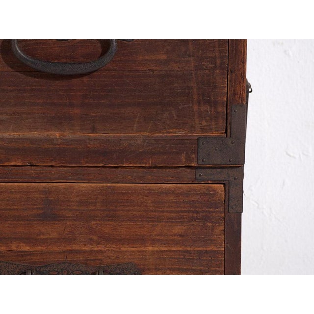 Japanese Chest of Drawers in Wood For Sale - Image 10 of 14