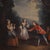 Antique French painting from the second half of the 18th century. Painting oil on canvas, first canvas, depicting an early...