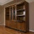 1980s Bernhardt 3 Piece Modular Asian Bookcase Wall Unit With China Cabinet For Sale - Image 5 of 13