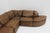 Vintage Brown Leather Modular Sofa from Laauser, 1970s, Set of 7 For Sale - Image 11 of 12