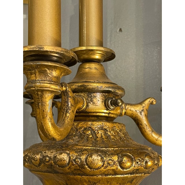 1960s Pair of 1960s Hollywood Regency Wall Candelabra Lighting Sconces For Sale - Image 5 of 11