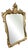 Vintage French Ornate Wall Mirror with Gold Finish For Sale