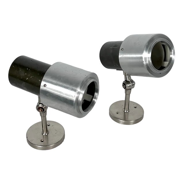 Mid-Century Modern Adjustable Wall Lamps from Stilnovo, Italy, 1950s, Set of 2 For Sale