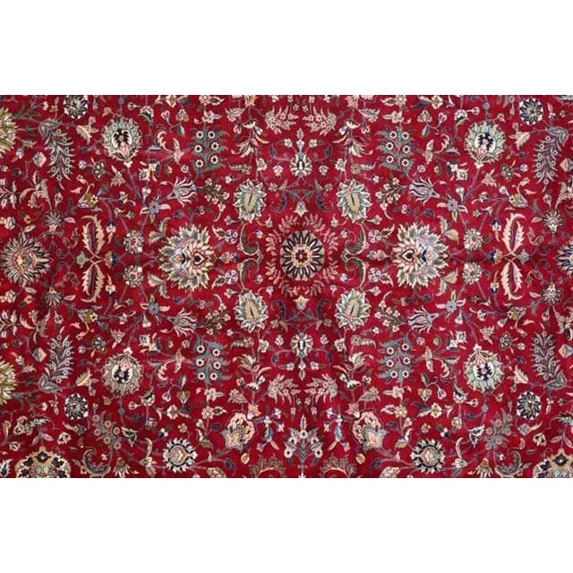 1960's Persian Tabriz Palace Rug, 14'3" X 16'10" For Sale - Image 4 of 12