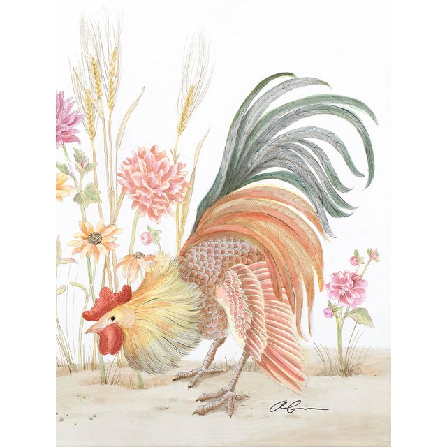 All farm lovers will appreciate the incredible details of "The Plot Chickens". The gorgeous dahlias, daisies and gentle...
