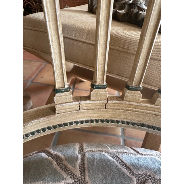 Cream 1940’s Italian Children’s Arm Chairs/a Pair For Sale - Image 8 of 12