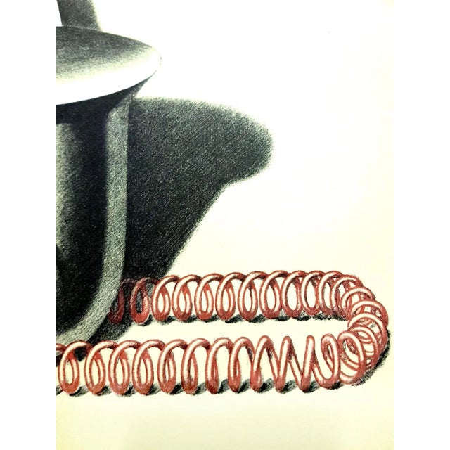 Early 21st Century Konrad Klapheck - Original Lithograph 1976 For Sale - Image 5 of 8