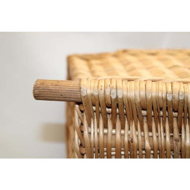 Vintage French Provincial Vineyard Harvest Backpack. For Sale - Image 9 of 13