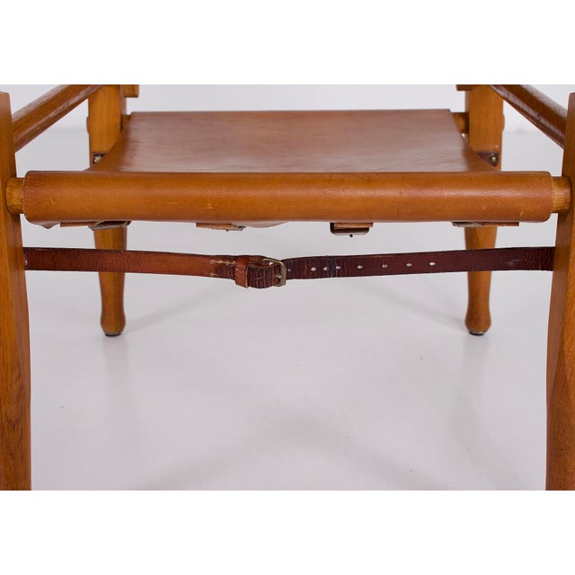 Safari Armchair in Cognac Leather from Wilhelm Kienzle, 1950s For Sale - Image 6 of 16