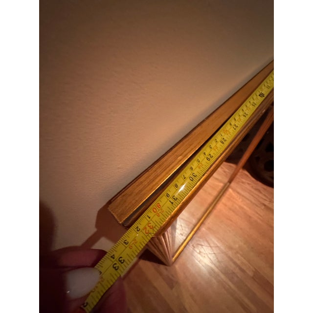 La Barge Gold Framed Wall Mirror, 32x42, Beveled Glass, Classic Traditional Style For Sale - Image 11 of 11