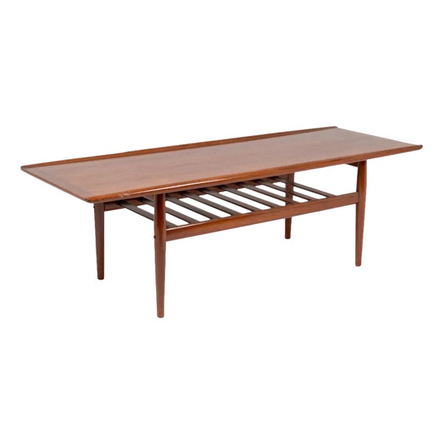 GJ106 Coffee Table in Teak by Grete Jalk for Glostrup, 1960s For Sale