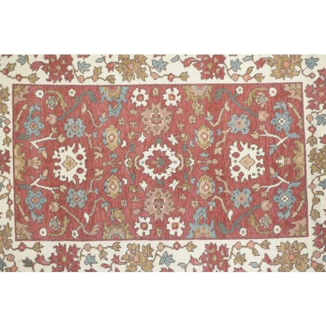 Traditional Oushak Rug 4'1'' X 6'1'' For Sale - Image 3 of 10