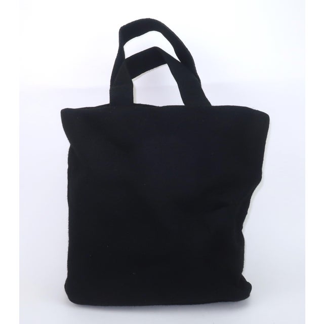 Novelty Sewing Theme Felt Tote Handbag, 1950's For Sale - Image 10 of 14