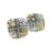 Authentic John Hardy Estate Clip-on Earrings Sterling Silver 18k Yellow Gold JH69 TRUSTED SELLER SINCE 2002 PLEASE SEE OUR...