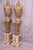 Pair of Large Neoclassical Beige Marble and Ormolu Bronze Urn Amphorae With Matching Pedestals For Sale In Dallas - Image 6 of 16