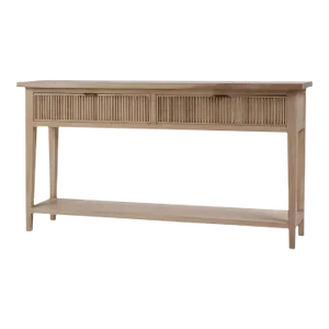 Mid Century Console Table in Natural Sandbar Finish