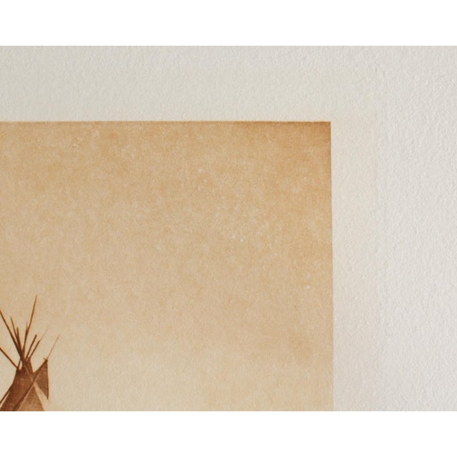 Brown After Edward Curtis “At the Water’s Edge - Piegan” Photogravure Restrike For Sale - Image 8 of 8