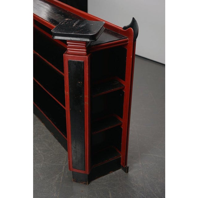Black Amsterdamse School Shelving Unit, 1920s For Sale - Image 8 of 16
