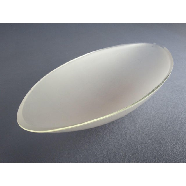 Oval Murano Glass Centerpiece Vase by De Majo, 1992 For Sale - Image 11 of 11