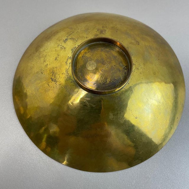 Bauhaus Brass Shell Plates from Hayno Focken, Germany, 1950s, Set of 2 For Sale - Image 18 of 18