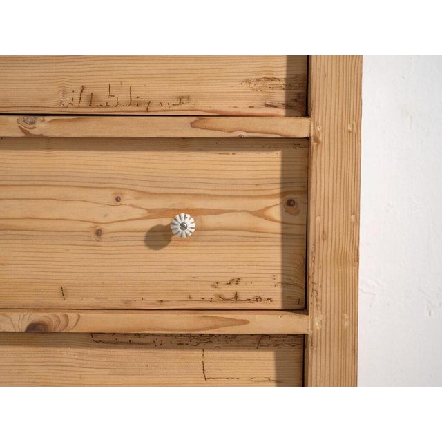 Wood Stripped Pine Chest by Amaru For Sale - Image 7 of 12