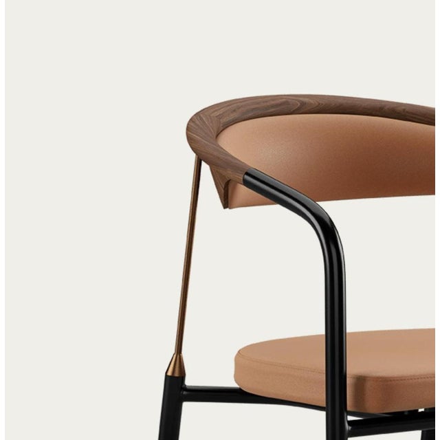 Chairman Chair in Walnut with Upholstery in Silt by Henrik Tengler for One Collection For Sale - Image 10 of 15