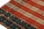 1950s 1950s Vintage Afghan Tribal Kilim Rug With Vertical Stripes For Sale - Image 5 of 7