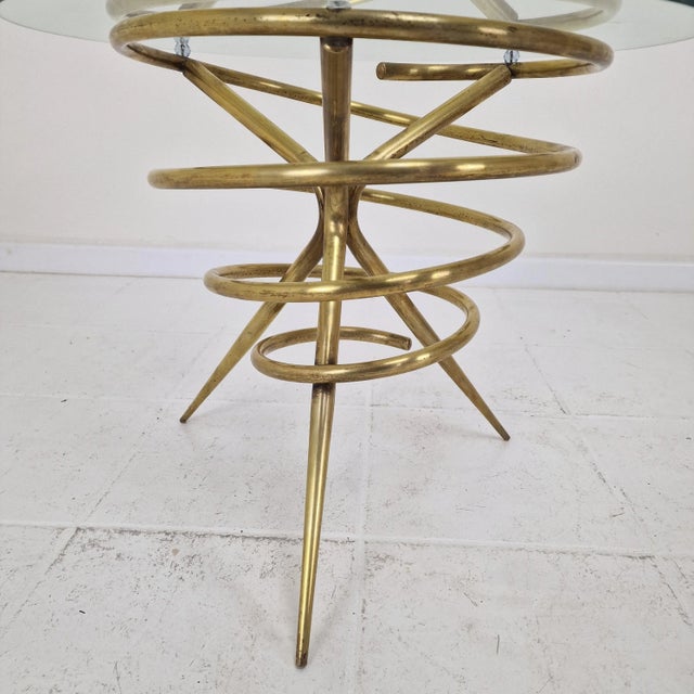 Hollywood Regency Gilded Sheaf of Wheat Coffee Table in the style of Coco Chanel, 1970s For Sale - Image 11 of 16