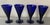 English Antique Early 19th Century English George III Blue Cobalt Wine Glasses - Set of 4 For Sale - Image 3 of 18