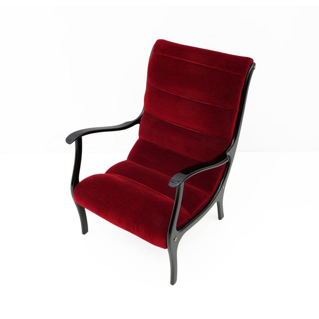 Mid-Century Modern Mid-Century Modern Italian Mitzi Armchair by Ezio Longhi for Elam, 1950s For Sale - Image 3 of 8