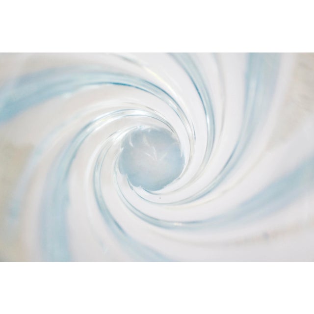 Vintage Waterfall Vase by Edvin Öhrström for Orrefors, Sweden, 1940s For Sale - Image 3 of 7