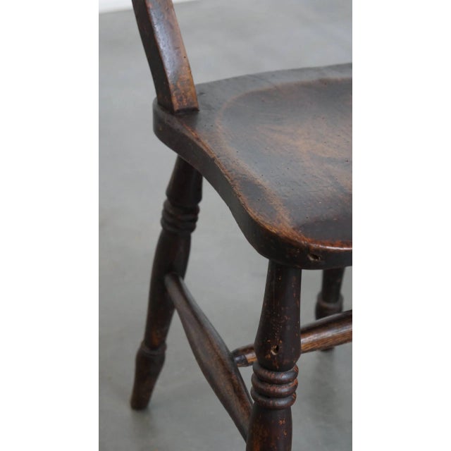 Set of Antique English Oxford Dining Chairs For Sale - Image 11 of 13