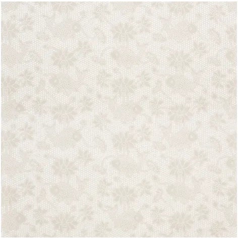 Contemporary Sample - Schumacher Lotus Batik Wallpaper in Natural For Sale - Image 3 of 4