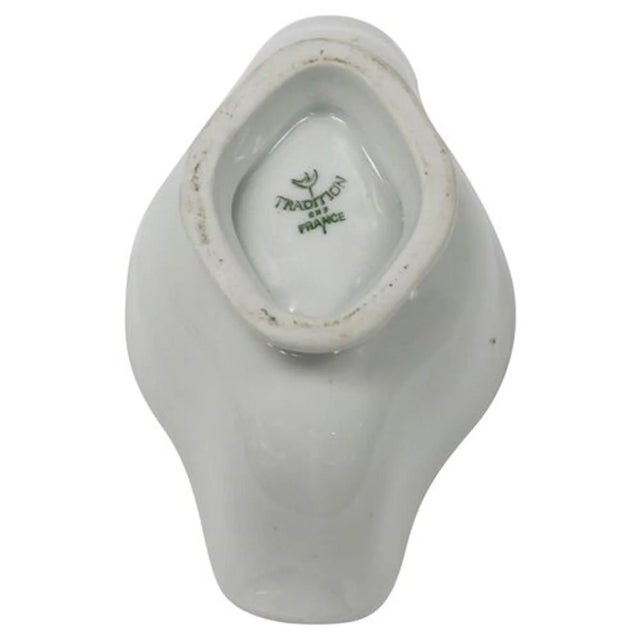 Vintage French Porcelain Fish Serving Platter & Sauce Boat- 2 Pieces For Sale - Image 4 of 5