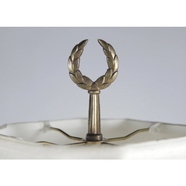 Green Late 19th Century French Napoleonic Lamp Style of Sèvres For Sale - Image 8 of 13