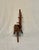 Mid-Century Modern Vintage Decorative Tabletop Wooden Spinning Wheel Planter For Sale - Image 3 of 12