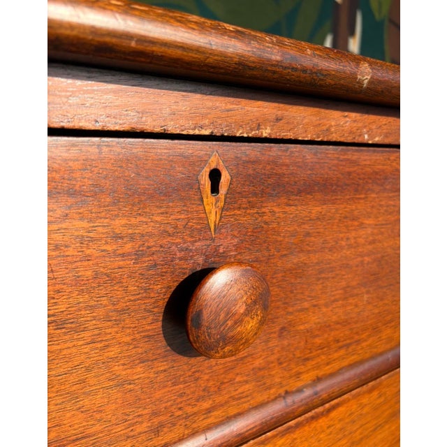 Antique American Sheraton Tallboy For Sale - Image 4 of 16