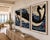 Japanese Whale Triptych Reproduction, Coastal Nautical Art Print Set of 3, 32" X 48" For Sale In Buffalo - Image 6 of 9