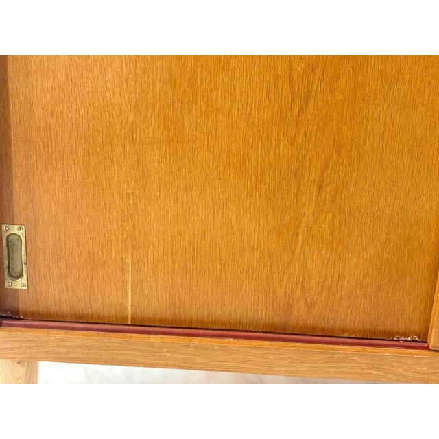 Mid-Century Modern Highboard in Oak, 1960s For Sale - Image 10 of 13
