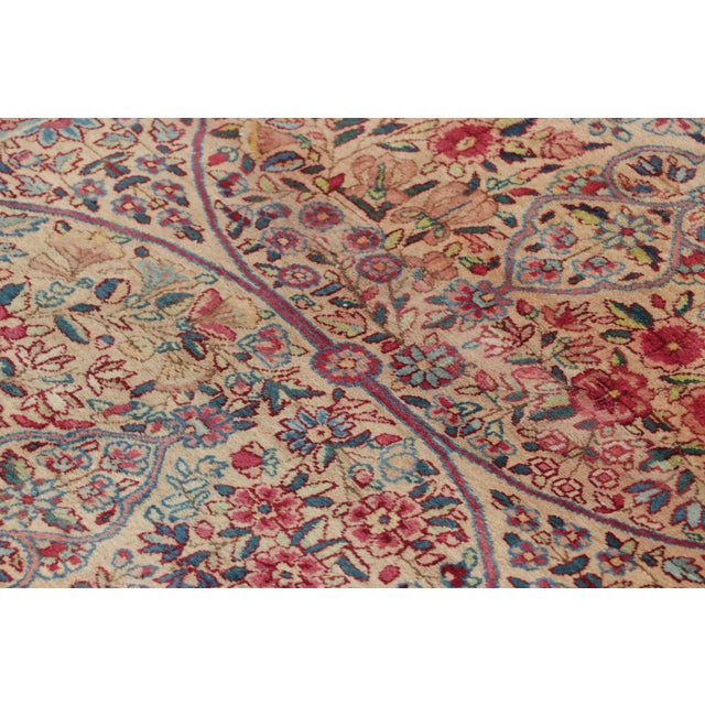 Late 18th Century Antique Kerman Lavar Persian Runner Rug With Interlocking Florals - Rug & Kilim For Sale - Image 5 of 7