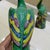 Ceramic Pair of Sancai Glazed Porcelain Peacocks – 10.2" Vintage Bird Figures For Sale - Image 7 of 9